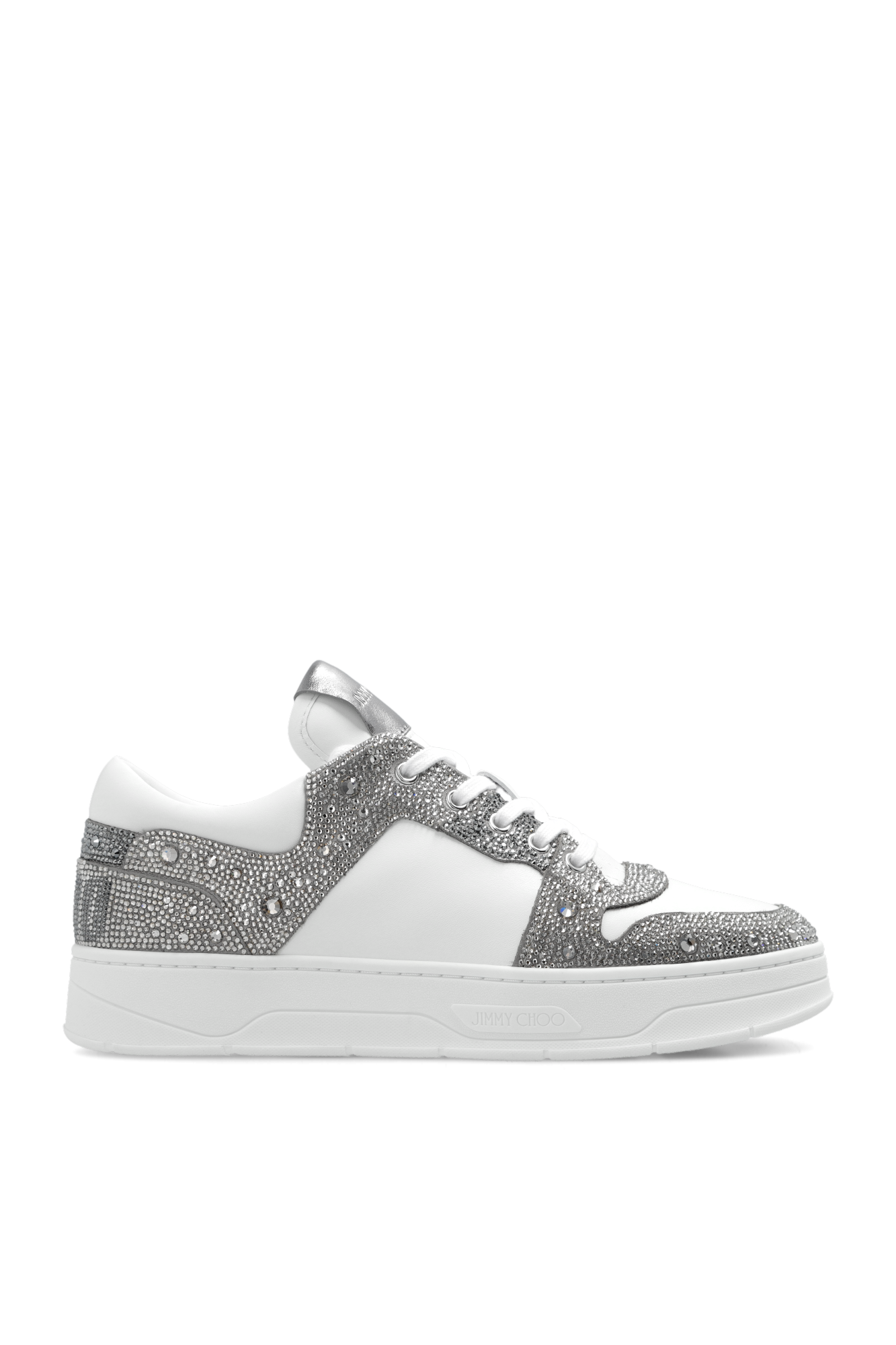 Jimmy choo deals trainers silver